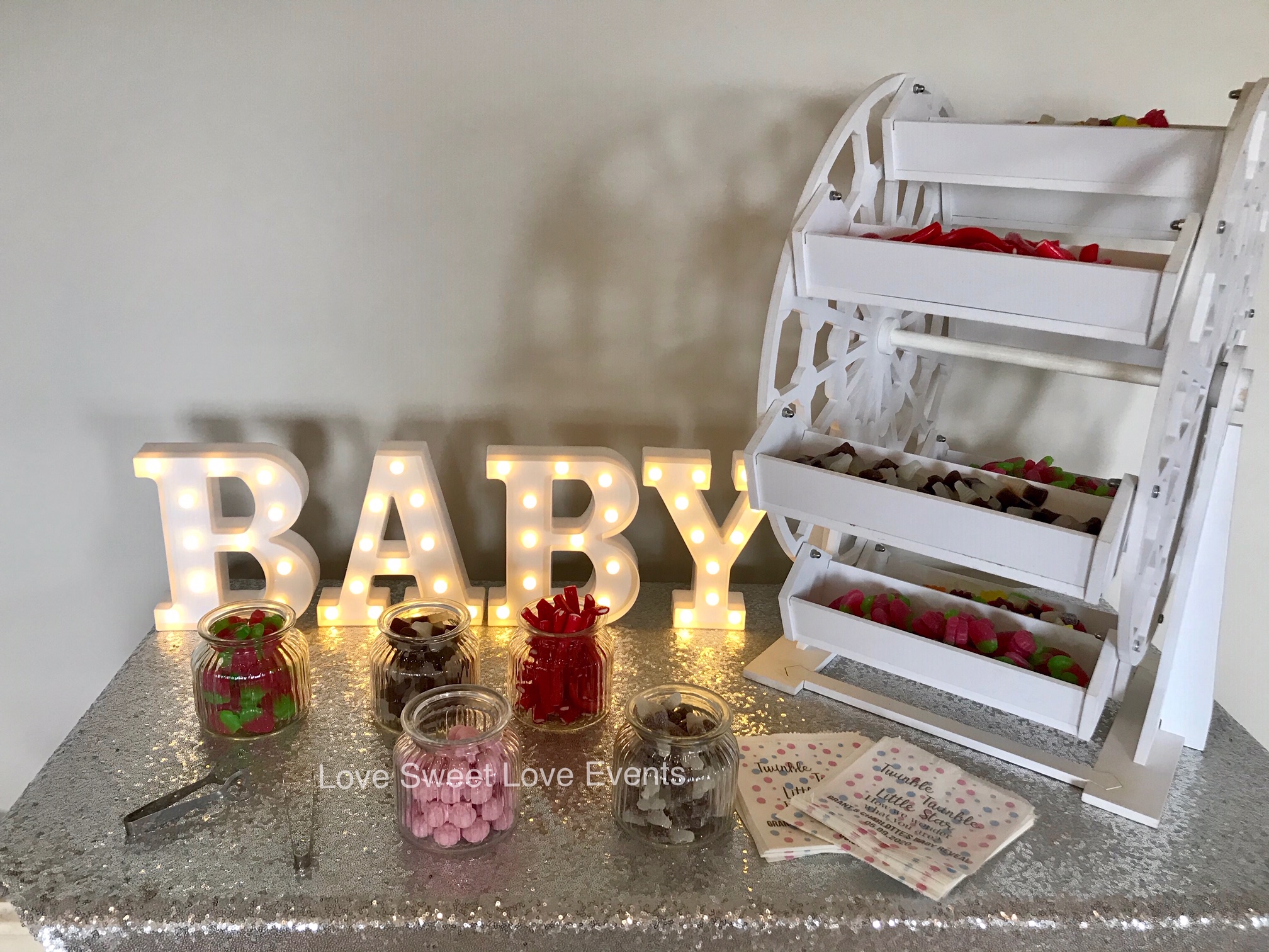 Baby shower decor packages in Leeds, York, Bradford, Huddersfield, West